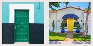 With three levels and sturdy supporting pillars, the rural it looks somewhat classy and traditional with the dark color and regular construction shape. 25 Creative Front Door Colors Paint Ideas For Your Front Door