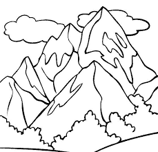 Mountain Top Coloring Page Coloring Book Ausmalen Malbuch Vorlagen Wenn Du Mal Buch