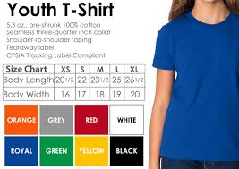 Kid T Shirt Sizes Coolmine Community School