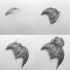 Video How To Draw A Realistic Hair Bun Step By Step Https Www Youtube Com Watch V Qrj5phxy3xo Realistic Hair Drawing How To Draw Hair Realistic Drawings