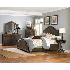 Magnussen Home S Brenley Pine Bedroom Furniture Set In Natural Umber Finish The Solid Pine W Distressed Bedroom Furniture King Bedroom Sets Master Bedroom Set