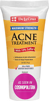 How to treat cystic acne at home and with a dermatologist how to get rid of cystic acne fast k fi in 2020 gesicht pickel im gesicht pickel uber nacht. Buy De La Cruz 10 Sulfur Ointment Acne Treatment Medication To Clear Cystic Acne Pimples And Blackheads On Face And Body Made In Usa 2 6 Oz Tube Online In Vietnam B07wp6jhqx