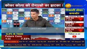 Cristiano ronaldo removes bottles of coca cola from press conference table. How A Solid Free Kick Jolt By Cristiano Ronaldo Cost Coca Cola Usd 4 Billion Check Interesting Report Zee Business