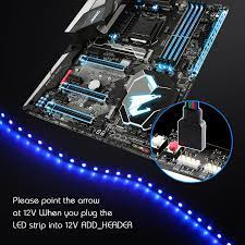 However, there is a red led light that is lit on my motherboard right above the graphics card, as well as a white light. Dc12v Rgb 4pin Led Headers Led Strip Light Add Header 5050 Smd Pc Case Backlight Rgb Motherboard Control Panel Change Colors Led Strips Aliexpress