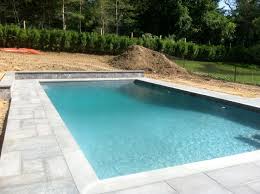 Image Result For Rectangle Pool Interlock Ideas Rectangle Pool Pool Houses Pool