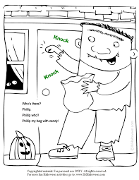 As we've already noted, these jokes are primarily for kids, which doesn't mean that they won't make adults chuckle. Monster Halloween Knock Knock Joke Page