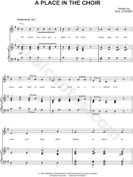 Celtic Thunder A Place In The Choir Sheet Music In G Major Transposable Download Print Sheet Music Celtic Thunder Choir Music