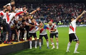 Gonzalo Martinez Of River Plate Takes A Selfie With His Team Mates At Boca Juniors River Estadio Santiago Bernabeu