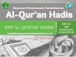 Rpp bahasa arab k13 kelas 7 8 9 mts. Rpp Al Qur An Hadis Kelas Viii Mts Kurikulum 2013 Revisi 2017 Pendidikan Agama Islam