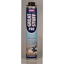 Stops drafts and energy loss; Dow Great Stuff Pro Gun Foam Fixer 750ml Wickes Co Uk