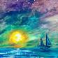 Paint Nite: Into the Mythic event in Edmonton, AB