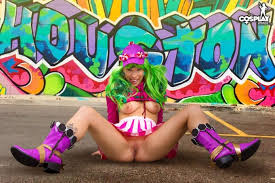 Busty zoeys with her favorite toy. Cosplayerotica Zoey Enters The Battle Royale As Zoey Altporn Net Alt Porn Erotica