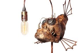 Tell us what kind of lamp do you like? Nik Burns Sculptor Angler Fish Lamps