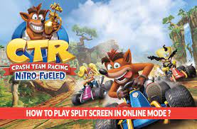 Crash Team Racing Nitro Fueled How To Play Split Screen In Online Mode Kill The Game