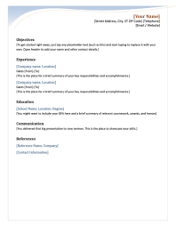 Standard format of resume for engineering. Libreoffice Cv Template Page 3 Line 17qq Com