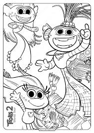 28 trolls printable coloring pages for kids. Free Printable Trolls 2 Queen Barb Coloring Page