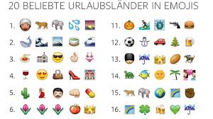 Unlike emoticons, emoji are displayed as real pictures and not pictographs. Richtig Geraten Urlaubslander In Emojis Die Losungen Zum Quiz Welt