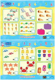 Free Peppa Pig Printable Math Worksheets Peppa Pig Peppa Pig Christmas Peppa