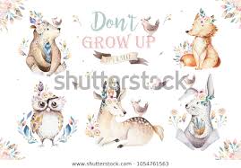 Pin By Rodrigo Shauy On Animal Kingdom Watercolor Nursery Animals Animal Illustration Rabbit Cartoon