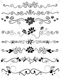 Hand Drawn Divider Lines Fancy Swirls And Ornamental By Tuitrading How To Draw Hands Vine Decal Hand Lettering