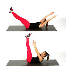 It also aids in developing a mind muscle connection. Toe Touch Crunches 15 Simple Yet Effective Ab Exercises You Can Do At Home Popsugar Fitness Photo 10
