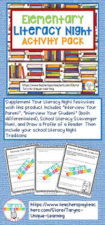 Activities for second graders are appropriate for kids between the ages of seven and eight. Planning A Literacy Night At Your Elementary School Can Be Stressful Why Not Check Out This Ac Literacy Night Family Literacy Night Literacy Night Activities