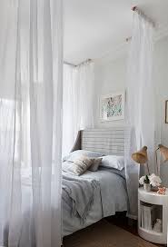 In this case, the curtains can't be drawn around the bed, but you and now that you're full of ideas…time to get crafting. How To Create Dreamy Bedrooms Using Bed Curtains