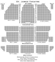 St James Theatre Seating Chart