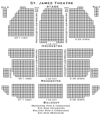 st james theatre seating chart