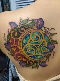 Skinny, chris and brandon from made to last tattoo in charlotte, nc join nick for an evening of stories while attending the pagoda city tattoo convention. Moon Triskelion Morning Glory Tattoo By Jeremy Sloo Made To Last Tattoo In Charlotte Nc Album On Imgur