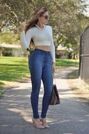 Hot Miami Styles Blog Break Em In Crop Top With Jeans Crop Top Outfits Fashion