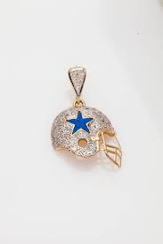 Estate 3500 1ct Diamond Dallas Cowboys 14k Gold Football Pendant Dallas Cowboys Rings Dallas Cowboys Jewelry Dallas Cowboys Baby