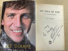 Great honor to have Lee Sharpe"s signature