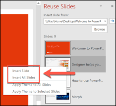 The entire presentation will be imported, but you can use. How To Combine Powerpoint Presentations