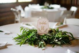 Greenery Garland Centerpieces For Forest Wedding Weddingtheme Greenery Weddingrece Round Wedding Tables Wedding Table Garland Greenery Wedding Centerpieces