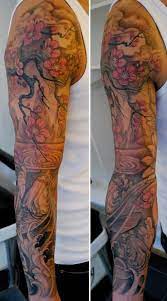Johan Finne Tattoo Cherry Blossom Tattoo Men Tree Sleeve Tattoo Cherry Blossom Tattoo Shoulder