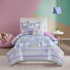 For me, i choose navy blue. Girls Blue Purple Llamas Cactus Mountains Full Queen Comforter Set 4 Piece 47593043427 Ebay