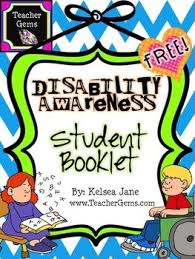 Disability Awareness Student Booklet Free Disability Awareness Disability Awareness Activities Disability Awareness Month