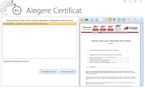Pasi pentru reinnoirea certificatului digital: Digisign Reinnoire Online