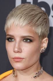 Need some updo inspiration for short hair? Halsey S Hairstyles Hair Colors Steal Her Style Page 2