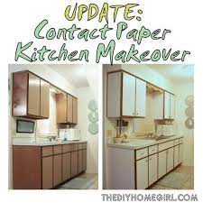 Contact paper counters would also be a good solution for someone that. Update Contact Paper Kitchen Makeover Apartment Decorating Rental Rental Kitchen Makeover Kitchen Decor Apartment