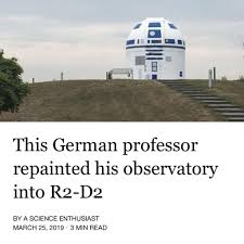 R2 D2 Observatory Https Ift Tt 2oapv0f Best Funny Pictures Observatory You Funny
