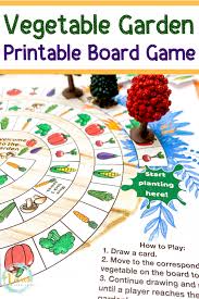 Garden Board Game Free Printable Printable Board Games Board Games For Kids Printables Free Kids