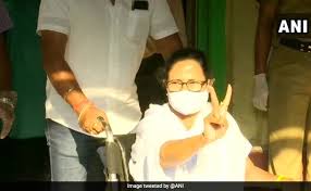 Clear edge for tmc supremo mamata banerjee to form govt in state for consecutively three times. Cz57ggb9vyhaym