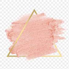 Rose Gold Pink Metallic Brush Stroke With Gold Frame Free Image By Rawpixel Com Karn Rose Gold Pink Watercolor Splash Png Gold Frame