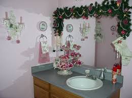 pink christmas decor in bathroom christmas bathroom christmas bathroom decor pink christmas decorations