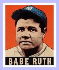 1948 Leaf Babe Ruth Reprint Card