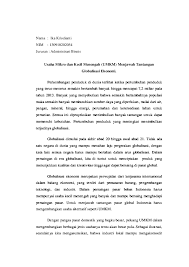 Maybe you would like to learn more about one of these? Doc Umkm Menjawab Tantangan Globalisasi Ekonomi Ridho P Putra Academia Edu