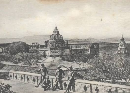 Photographs of temple at parvati , Pune captured in year 1870 ⚒️ Built by - Nana saheb peshwa ⌛ Built in : year 1749 🧭 Location - Pune , Maharashtra . . #