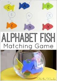 You can grab them all by clicking the image below. Alphabet Fish Matching Game Stir The Wonder Preschool Units Ocean Theme Preschool Ocean Activities Preschool